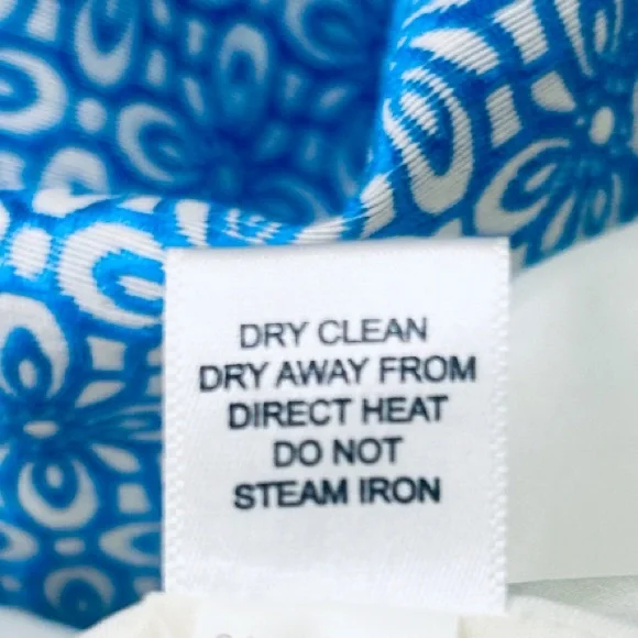 Banana Republic Atlantic Blue Floral Sleeveless Fit Flare Dress Size 4 - Picture 11 of 12